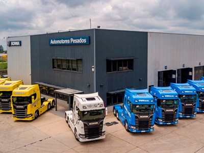 Nueva entrega de camiones Scania
